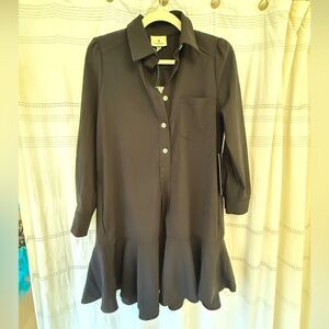 BNWT Tuckernuck black crepe Callahan dress